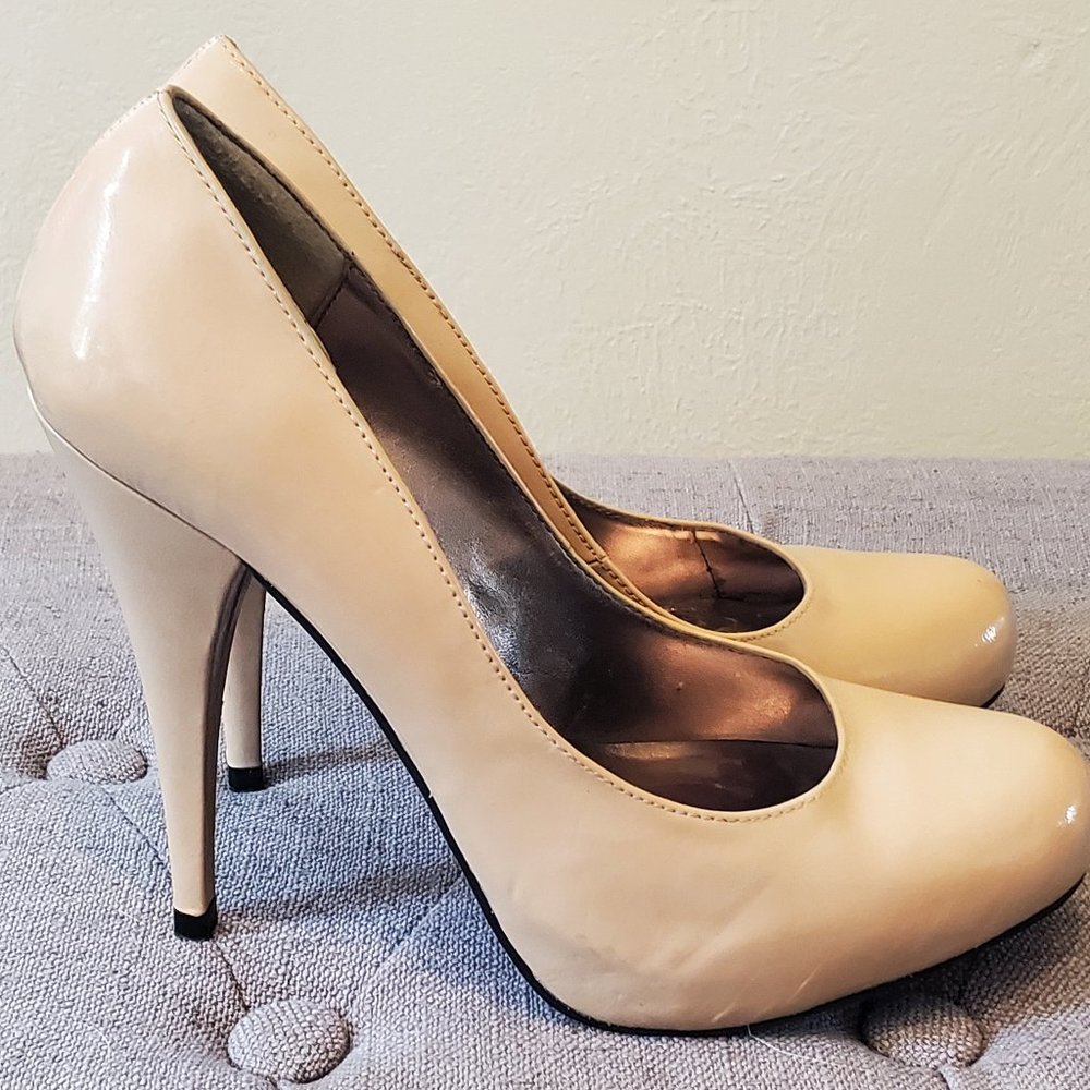Steve Madden Dark Blush/Nude Platform Heels